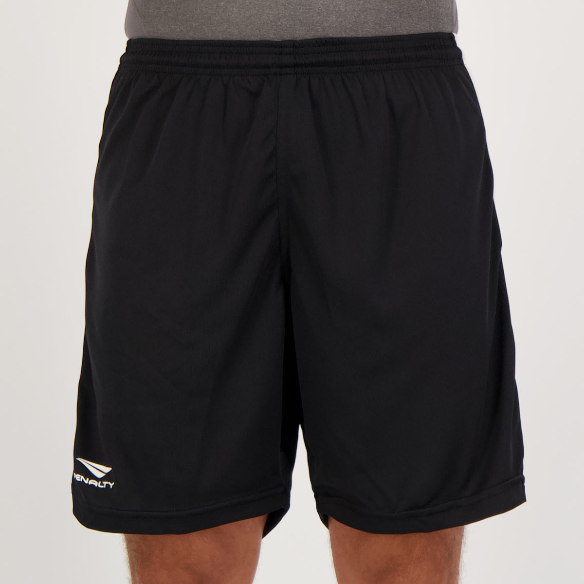Calção Penalty Clássico Logo Preto e Branco