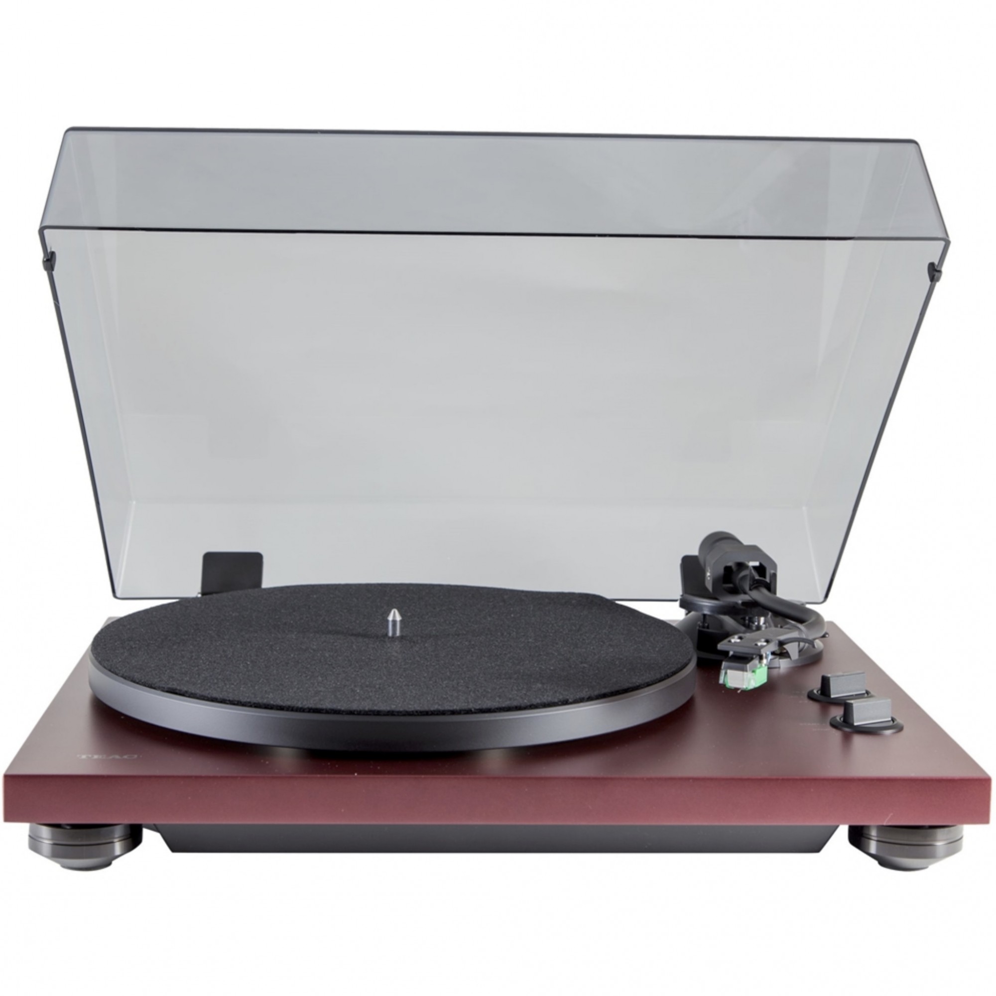 Teac TN-400S Toca Discos Com Phono e USB Bivolt - ( Matte Bordeaux )