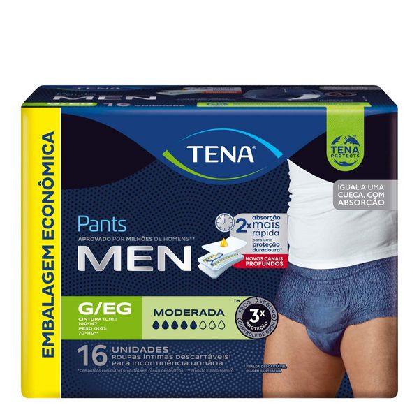 Roupa Íntima Tena Pants Men G/EG 16 Unidades