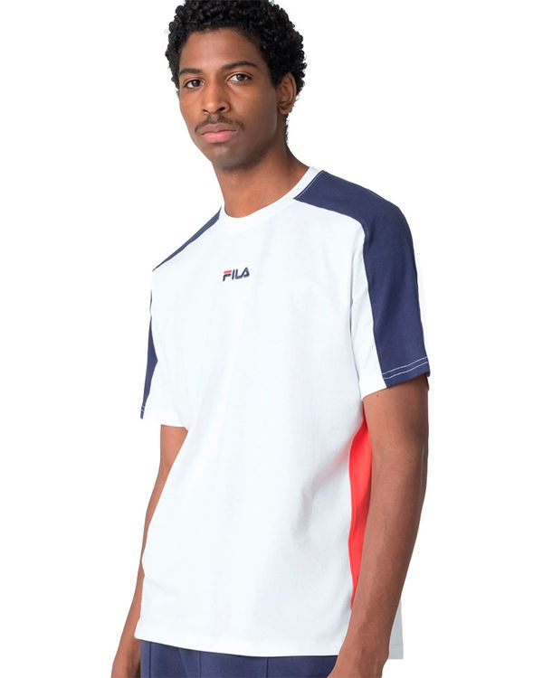 Camiseta Fila Color Block Letter Masculina - P