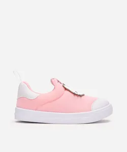 tênis infantil calce fácil hello kitty rosa 26