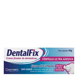 Creme Fixador de Dentaduras Sem sabor DentalFix 40g