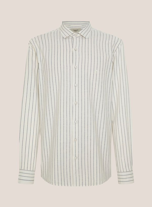 Camisa Comfort Fit Listrado Dudalina Masculina 5