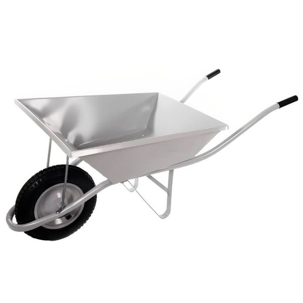 Carrinho de Mão G-20 Desmontado Capacidade 120kg Caçamba 60L Cinza Gordini Carrinho de Mão G-20 para Transporte 120kg Caçamba 60L Cinza Gordini