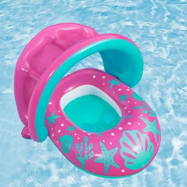 Bote Infantil Piscina Formato de Caranguejo para Crianças de 6 a 18 Meses Rosa Nautika Bote Infantil Piscina Caranguejo para Crianças 6 a 18 Meses Rosa Nautika