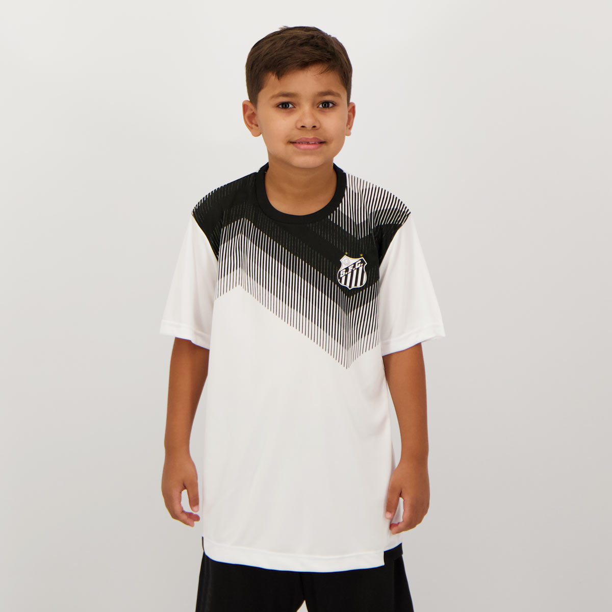 Camisa Santos Contact Juvenil Branca