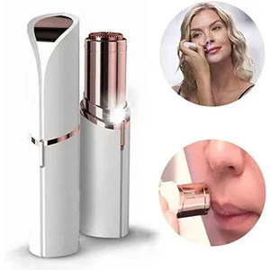 Depilador Elétrico Removedor De Pelos Faciais Branco Baton Usb