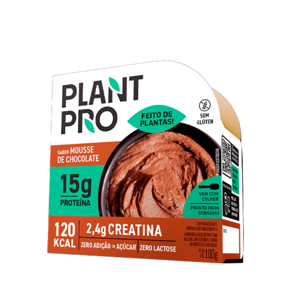 Mousse de Chocolate Vegano Plant Pro – 100g