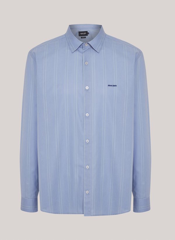 Camisa Relaxed Fit Officie Neon Sky John John Masculina P