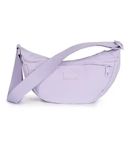 Bolsa Unphased Crossbody Small Soft Nylon Lilás pastel
