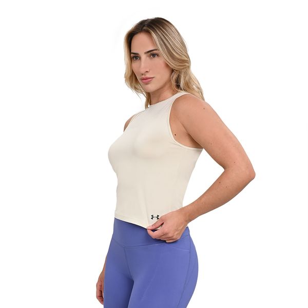 Regata de Treino Feminina Under Armour Vanish Elite Vent PP Cinza