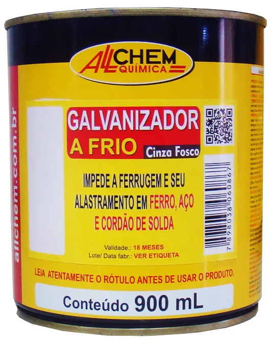 Composto para galvanização a frio 900 ml 164 - ALLCHEM