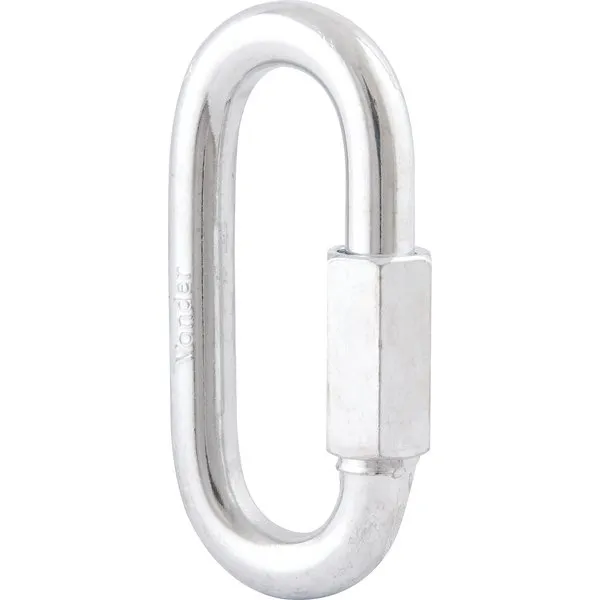Mosquetão Reto com Rosca 7,94mm 5/16" 350kg - VONDER