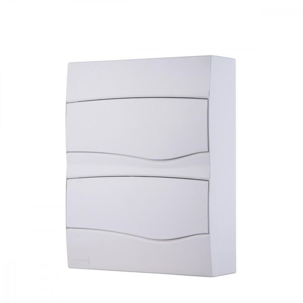 Quadro De Distribuição De Sobrepor 5 Din Ou 3 Nema Tramontina Com Porta Transparente Tramontina
