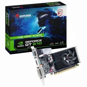 Placa de Vídeo Geforce GT210 1GB DDR3 Low Profile KDGT210-1GD3-64B para Pc Compacto Keepdata Placa de Vídeo Geforce GT210 1GB DDR3 Low Profile KDGT210-1GD3-64B Keepdata