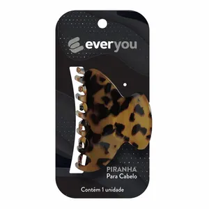 Piranha para Cabelo Ever You Animal Print Média 1 Unidade