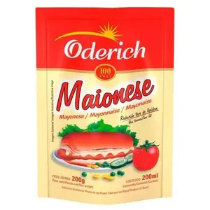 Maionese Oderich Sachê 200g MAIONESE ODERICH SACHE 200G