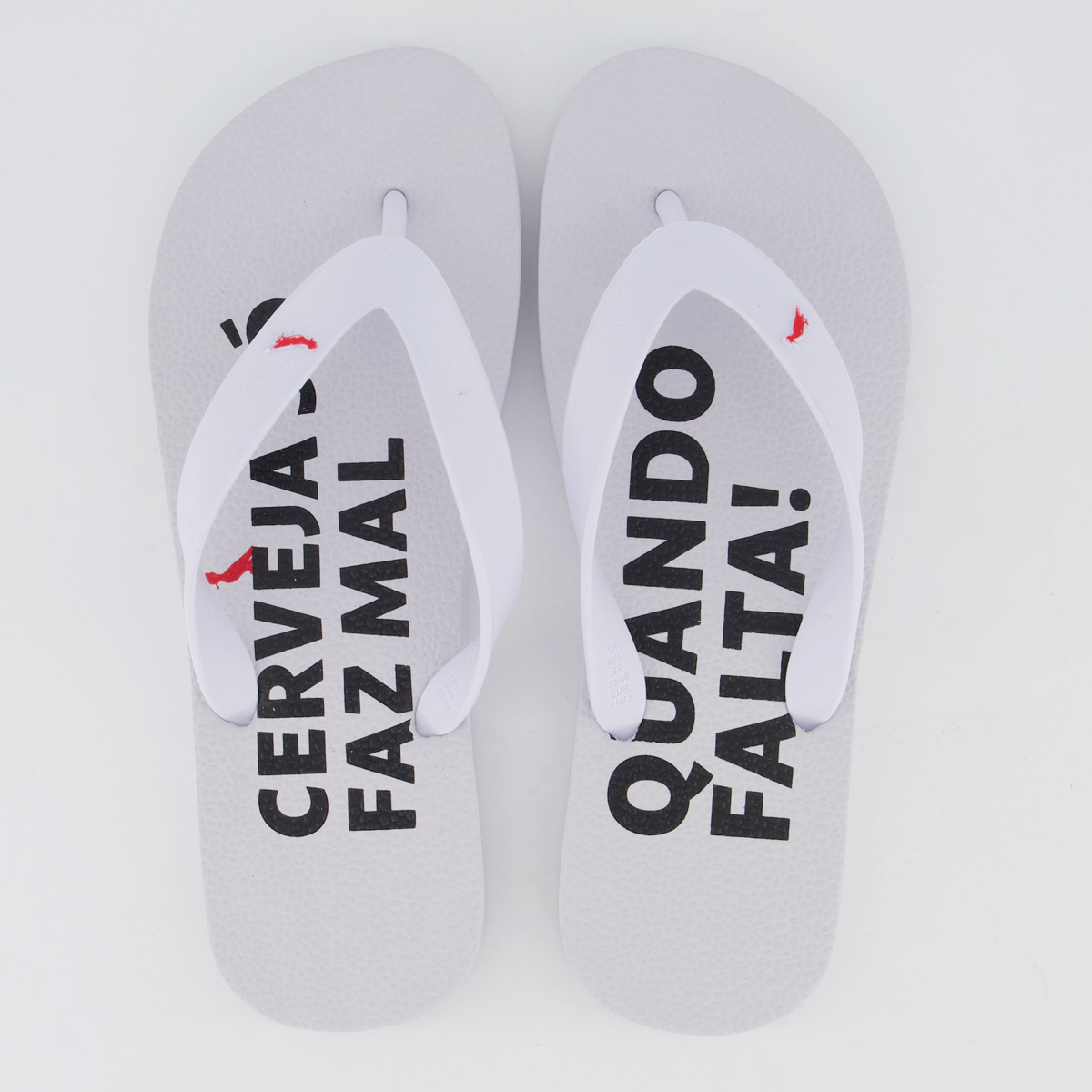 Chinelo Reserva Beer Branco Com Abridor