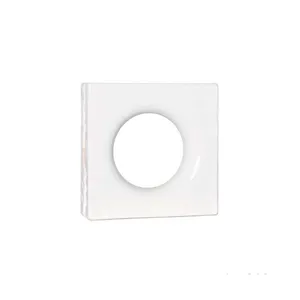 Cobogó Lua Martins Esmaltado Branco Cerâmica