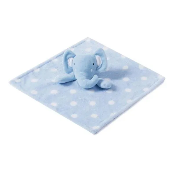 Naninha Bebê Loaní Elefantinho 36x36cm Azul 3108 (MP)