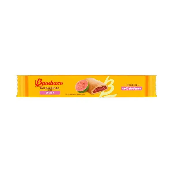Biscoito Recheadinho Goiaba Bauducco 112g