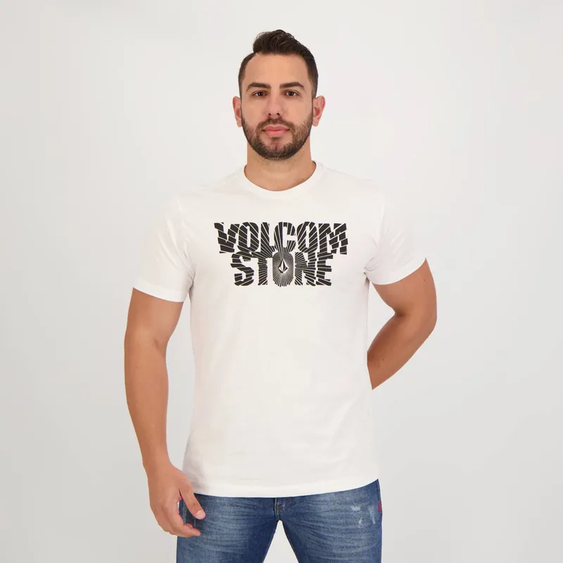 Camiseta Volcom Shattered Branca