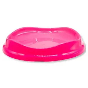 Comedouro Para Pets Raso Starkpet Flat Pink Neon (MP)