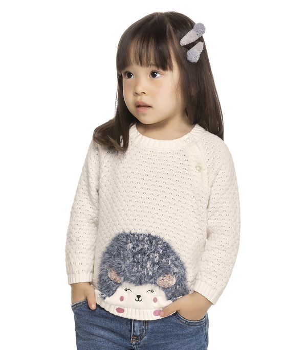 Suéter Infantil Trick Bege P