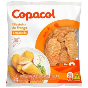 Filezinho de Frango Copacol Temperado Congelado 1,5kg