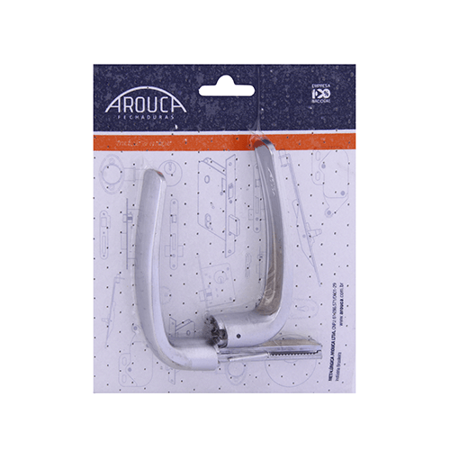 Blister Maçaneta Idea Cromada Arouca Macaneta zamac cromada blma575 zc Arouca