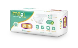 Fralda Geriátrica Maxi Confort Plus EG com 18 Unidades
