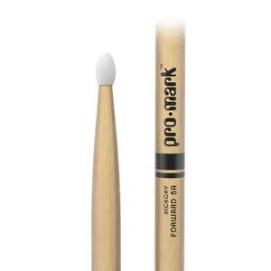 Baqueta TX5AN Forward 5A Hickory Americano Ponta Nylon Ovalada Amadeirado Promark Baqueta Promark TX5AN Hickory Americano 5A Nylon Amadeirado