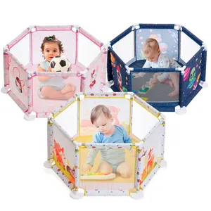 Cercadinho Infantil Chiqueiro Portátil Playpen MaxiBaby - Azul