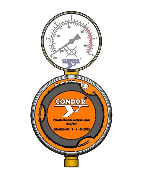 Regulador de pressão para GLP/GN rede/posto HD S 4 - CONDOR