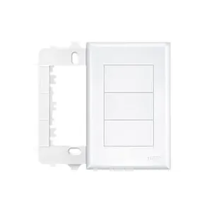 Placa Cega Com Suporte Fame Evidence 4x2 Branco