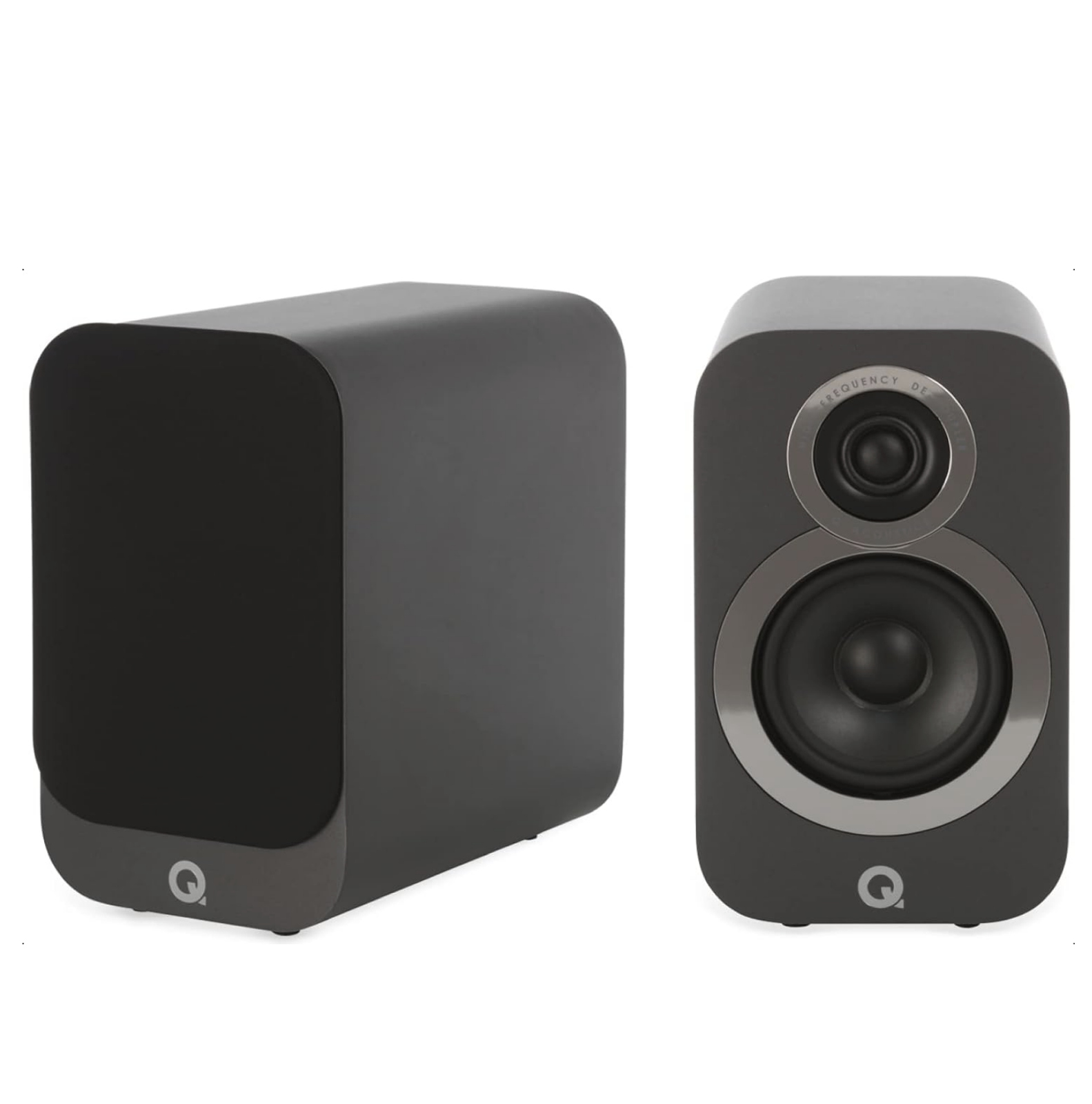 Par De Caixa Acústicas Q Acoustics 3010i Cinza - 125w