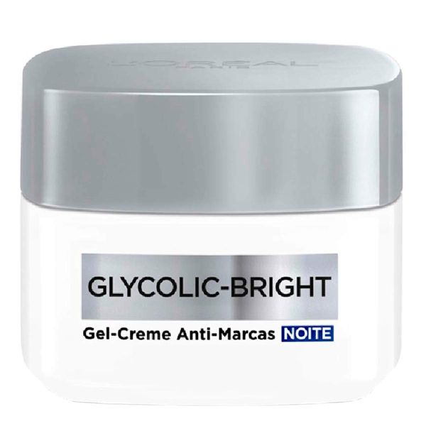 Gel-Creme Facial Antimarcas Noite L’Oréal Paris Glycolic-Bright 49g