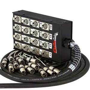 Medusa 16 Vias Montada com Conectores Profissionais 9 metros
