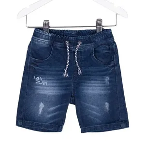 Bermuda Masculina - 1 Até 12 Meses - Mania Jeans - Elástico E Cordão - Algodão - Azul - P, M, G Bermuda Masculina - Idade Em Meses: De 1 Até 12 - Mania Jeans - Bermuda - Algodão - Azul - G