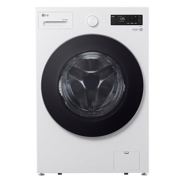 Lava e Seca Smart WD16WNTS6B 16kg 127V Branca com Inteligência Artificial AI DD LG Branco / 220V