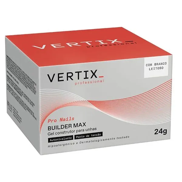 Gel Construtor Vertix Profession Builder Max Branco Leitoso 24g