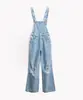 jardineira jeans juvenil wide leg com bolso azul médio 16