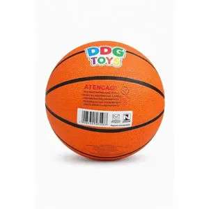 Bola de Basquete Infantil Texturizada para Esporte Lazer e Atividades Recreativas Laranja e Preto Bola de Basquete Infantil Texturizada para Esporte Laranja e Preto