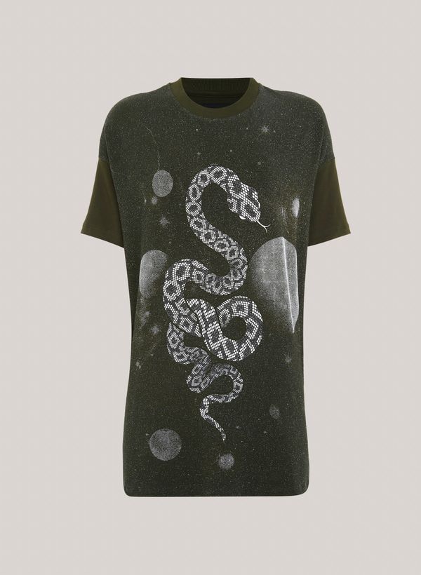 Camiseta Reta Mystic Snake John John Feminina PP