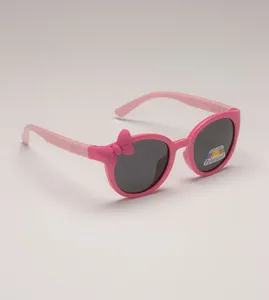 Óculos de Sol Infantil com Lacinho Pink