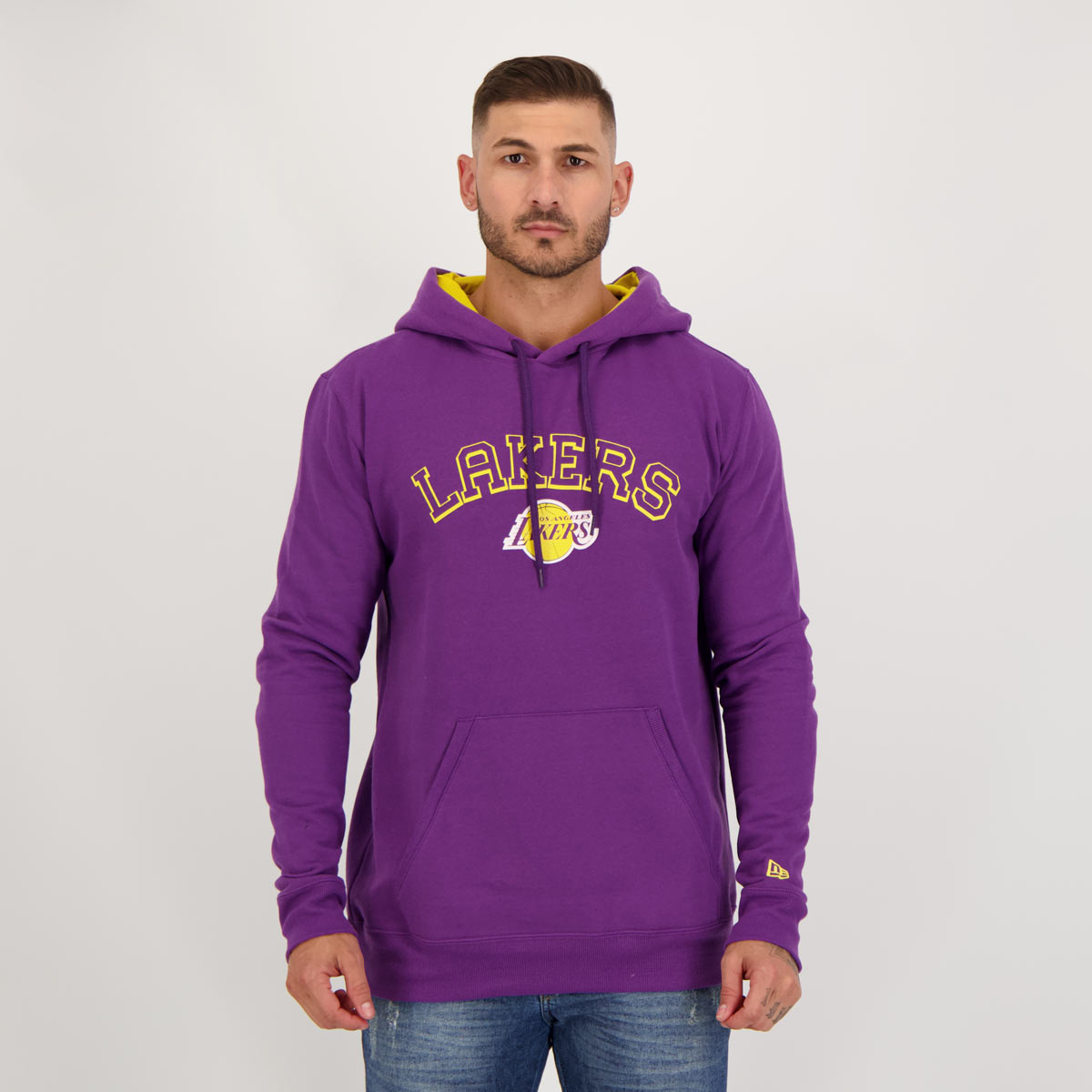 Moletom New Era NBA Los Angeles Lakers Roxa