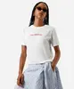 camiseta feminina de algodão hello kitty off white P