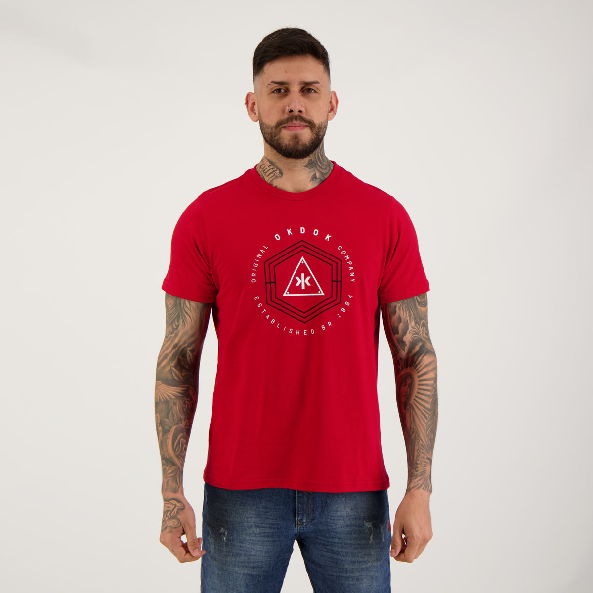 Camiseta Okdok Company Vermelha
