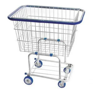 Carrinho de Compras para Condomínio 140L com Capacidade para 140L em Aço Carbono Galvanizado com Rodas PVC Carrinho de Compras para Condomínio 140L em Aço Carbono Galvanizado com Rodas PVC Premium Colchões