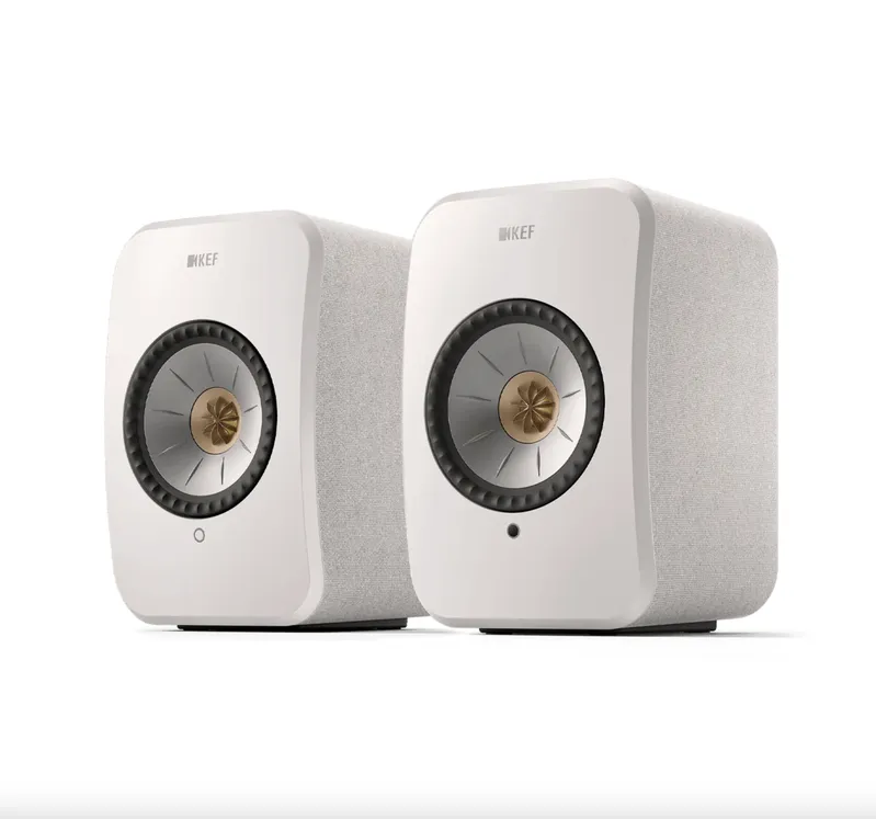 KEF LSX II Sistema de Alto-falantes Hi-Fi sem fio ( Cotton White )